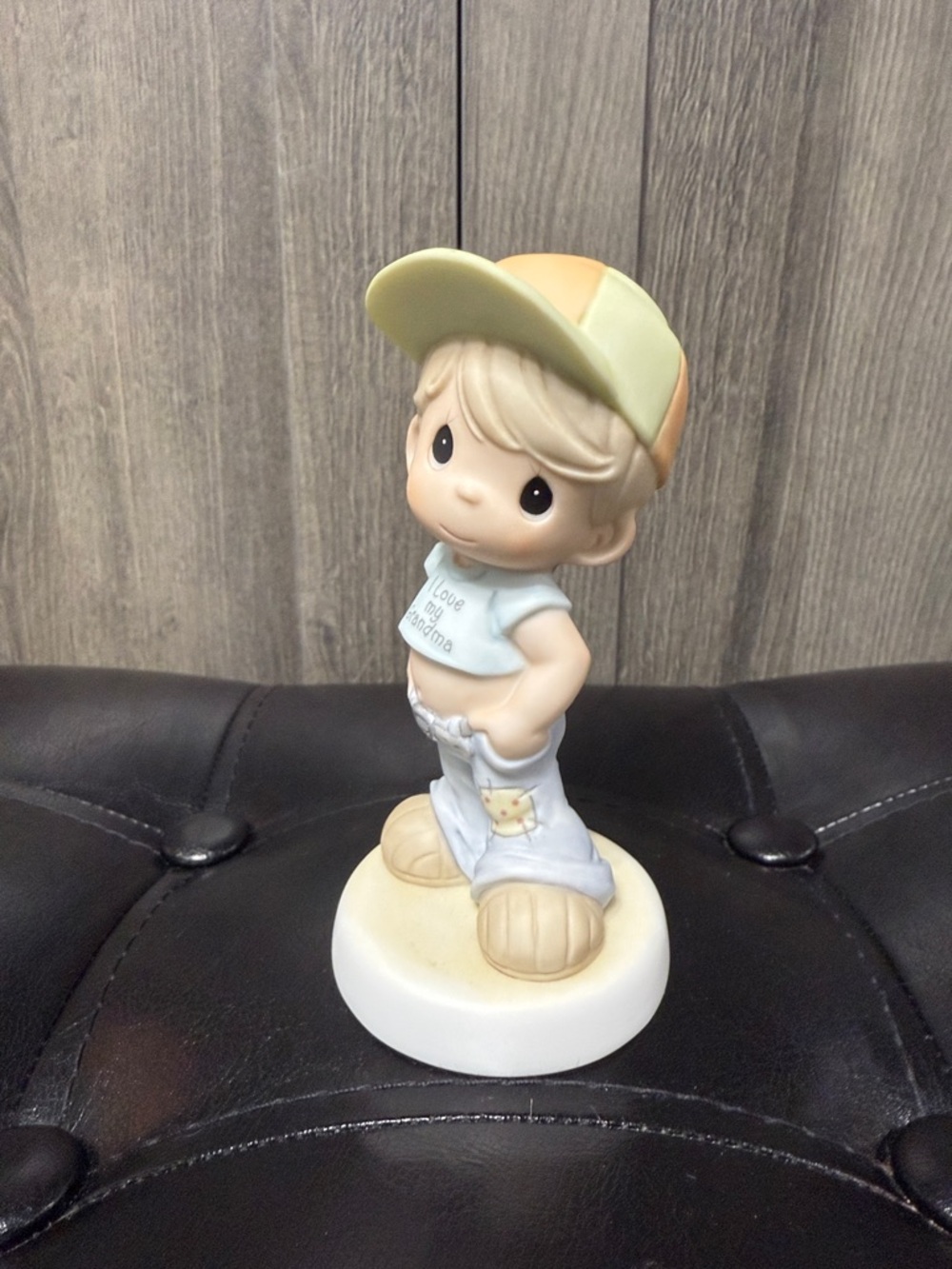 Precious Moments Grandma I'll Never Out Grow You Boy Porcelain Ceramic Figurine